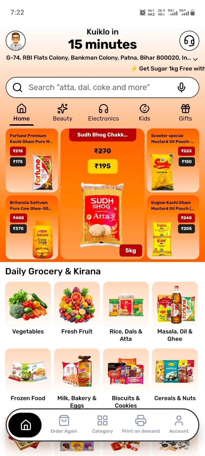 Kuiklo: Grocery In 10 Minutes screenshot